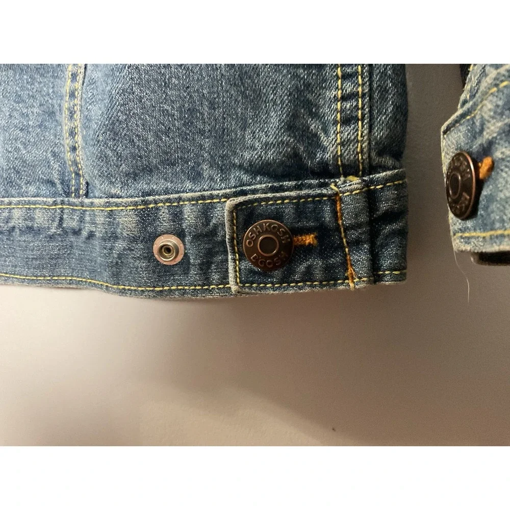 Custom made Peace‎ love hippie Oshkosh Jean Jacket girls size 4